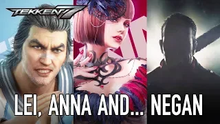 Tekken 7 - PS4/XB1/PC - Lei, Anna and... Negan from The Walking Dead (Season Pass 2 reveal)