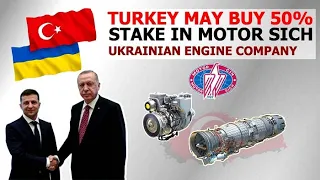 Turkey Ukraine May Co-Operate In Jet Engine Production | Turkey May Buy 50% Stake In Motor Sich |