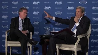 Secretary Kerry in a Conversation at the 2016 Saban Forum