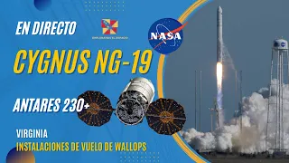 Lanzamiento de la misión Cygnus NG-19 en un cohete Antares 230+ (último de su clase) para NASA