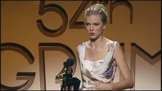Taylor Swift won 2 Grammys for "Mean" at the 54th Annual Grammy Awards in 2012