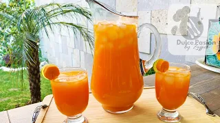 Agua de Zanahoria con Limón Rápida 👨‍🍳🤗😘🤝🍹🍏🍋