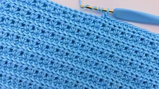 BEAUTIFUL AND VERY EASY STITCH FOR BLANKETS SCARF CARPETS