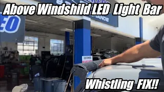 Led light bar noise solution