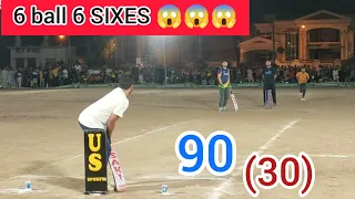 30 BALL NEED 90 II 6 BALL 6 SIXES MATCH II SULMAN SALLU VS MANI BUTT II AHMED QULFI VS AHTSHAM II