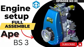 Ape auto engine full setup|| How many Full engine setup BS3 ||ape.Alfa.Atul.auto engine setup