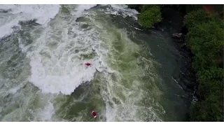 Nile River festival - Itanda Falls Head to Head from the Sky