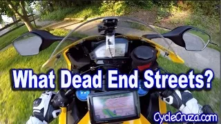 CBR1000rr Owns Dead End Streets | MotoVlog