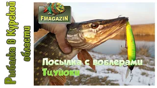 Обзор посылки с крупными воблерами TsuYoki и шнурами из Fmagazin.ru