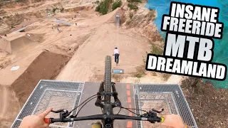 RIDING THIS INSANE FREERIDE MTB DREAMLAND - AUDI NINES FIRST HITS!