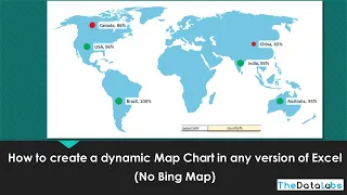 Create a Dynamic Map Chart in Excel without Using Bing Map