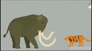 Wooly mammoth vs Caspainian tiger(read desc)