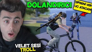 VELET SESİ YAPARKEN DOLANDIRICIYA DENK GELDİM 😡 !! | PUBG MOBILE