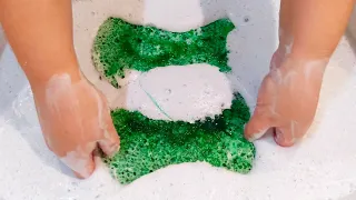 Sudsy Paste 🤍 Magic Bleach and Recycled Powder 🤍 ASMR