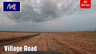 Driving in Russia 4K: Village Road Scenic Drive | ASMR Video | Follow Me