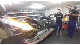 Kawasaki ZX-10R 2016 Winter test Edition + Arrow Full Competition Evo Titanium exhaust