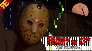 Friday The 13th The Musical - Random Encounters [Synthesia Piano Tutorial]