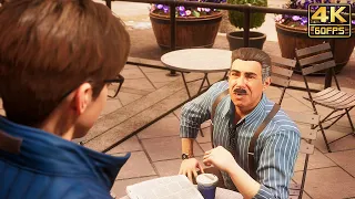 Spider-Man 2 (PS5) Young Peter Parker meets J. Jonah Jameson @ 4K 60ᶠᵖˢ ✔