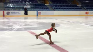 Александра Заболотнева, 6 лет, юный фигурист, 1 место