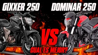 GIXXER 250 VS DOMINAR 250 Cual Es Mejor?