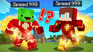 JJ and Mikey Became OVERSPEED in Minecraft - Maizen Nico Cash Smirky Cloudy