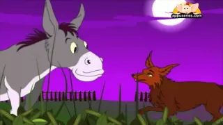 Panchatantra Tales in Gujarati - The Singing Donkey