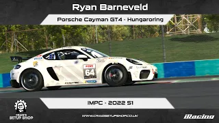 iRacing - 22S1 - Porsche Cayman GT4 - IMPC - Hungaroring - RB
