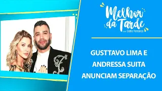 Gusttavo Lima e Andressa Suita confirmam fim do casamento