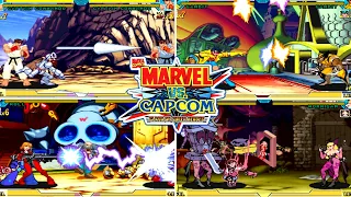 Marvel vs Capcom: All 22 SPECIAL PARTNERS (Strikers)