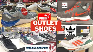OUTLET SHOES STORE:SKECHERS ADIDAS PUMA NIKE OUTLET SALE! MEN'S AND WOMEN'S | SHOP WITH ME