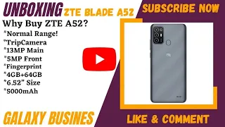 ZTE Blade A52 | Budget Stylish Smartphone 2022