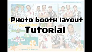 Making a layout for your photobooth using Adobe Photoshop | Photo booth Tutorial