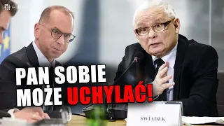 Kaczyński na Komisji. Pan sobie może uchylać!