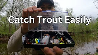 How to catch Trout with Spinners in rivers and streams