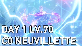 C0 Lv70 Neuvillette Abyss 4.0 12-2-1 in 35s | Genshin Impact