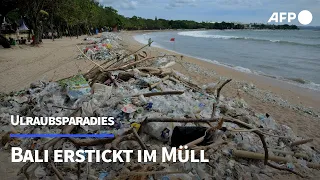 Bali erstickt im Müll | AFP