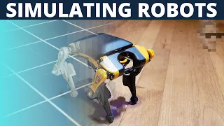 Can we simulate a real robot?