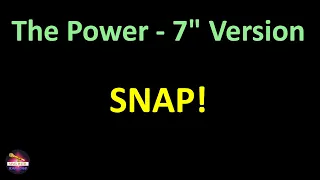 Snap! - The Power - 7" Version (Lyrics version)