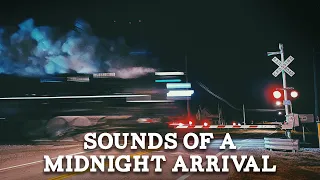 Midnight Arrival of a Steam Locomotive | Nickel Plate Road no. 765