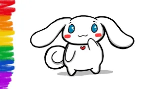 How to Draw Cinnamoroll easy