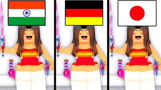 Everytime I DIE, I SPEAK a DIFFERENT LANGUAGE AGAIN in Roblox MM2!