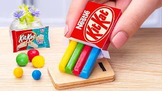 Amazing KITKAT Cake | Best Miniature COLORFUL Chocolate Cake Decorating Idea | RAINBOW KitKat Recipe