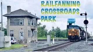 Railfanning in Deshler OH - Crossroads Park