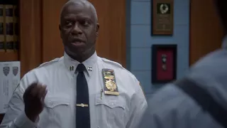 Captain Holt plays the gay card