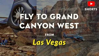 Flying to Grand Canyon West from Las Vegas | Maverick Helicopters #Shorts