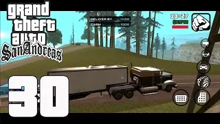 Grand Theft Auto(GTA) San Andreas - Gameplay Walkthrough Part 30 - Trucking(iOS, Android)