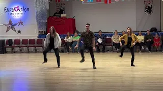 Jumanji Line Dance by Jose Miguel Belloque Vane& Guillaume Richard Demo @ Pers 22