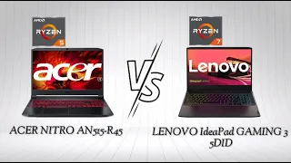 ACER NITRO AN515-R45 vs LENOVO IdeaPad GAMING 3 5DID | Terbaru 2022 !!