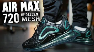 NIKE AIR MAX 720 IRIDESCENT RETRO FUTURE REVIEW AND ON FEET !!!