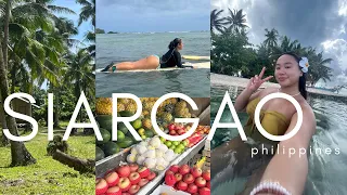 travel vlog: siargao solo trip 🥥🌴🌺🏄🏽‍♀️⋆.ೃ࿔*:･  (surfing, adventures, beaches + new friends)